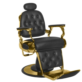 Francesco barber fodrász szék arany fekete
